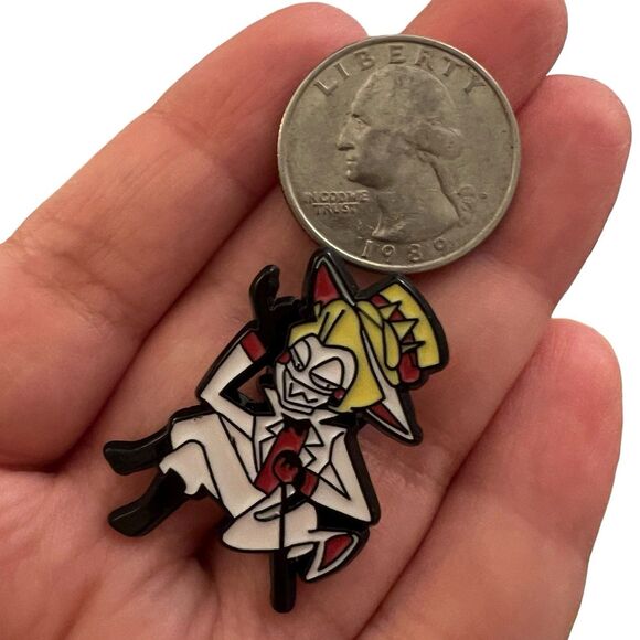 Hazbin Hotel Lucifer Morningstar Enamel Pin - Picture 4 of 8